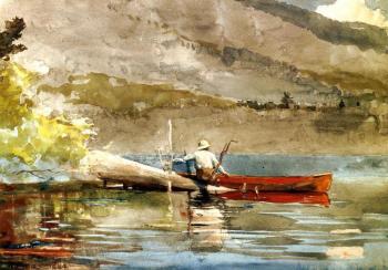 Winslow Homer : The Red Canoe